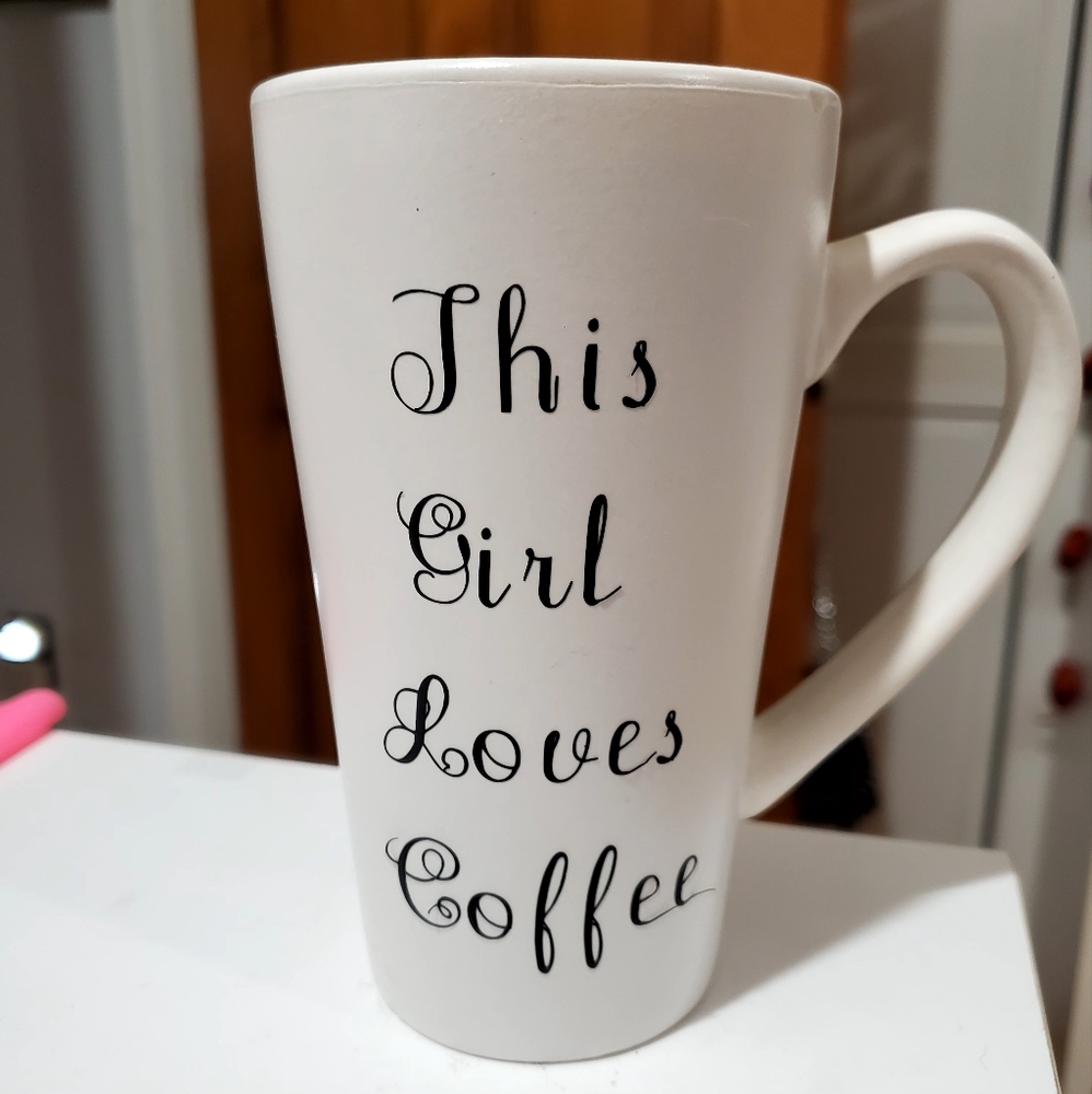 FREE WITH PURCHASE                    This Girl Loves Coffee Mug